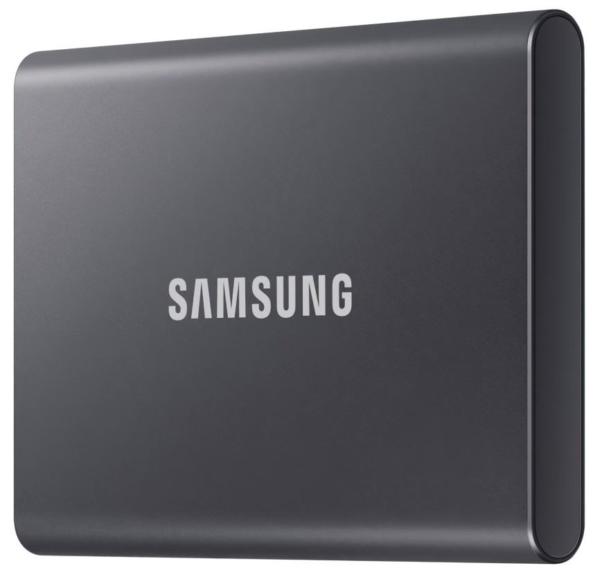 SSD накопитель Samsung T7 2 TB Titan Gray (MU-PC2T0T/WW)  Фото №1