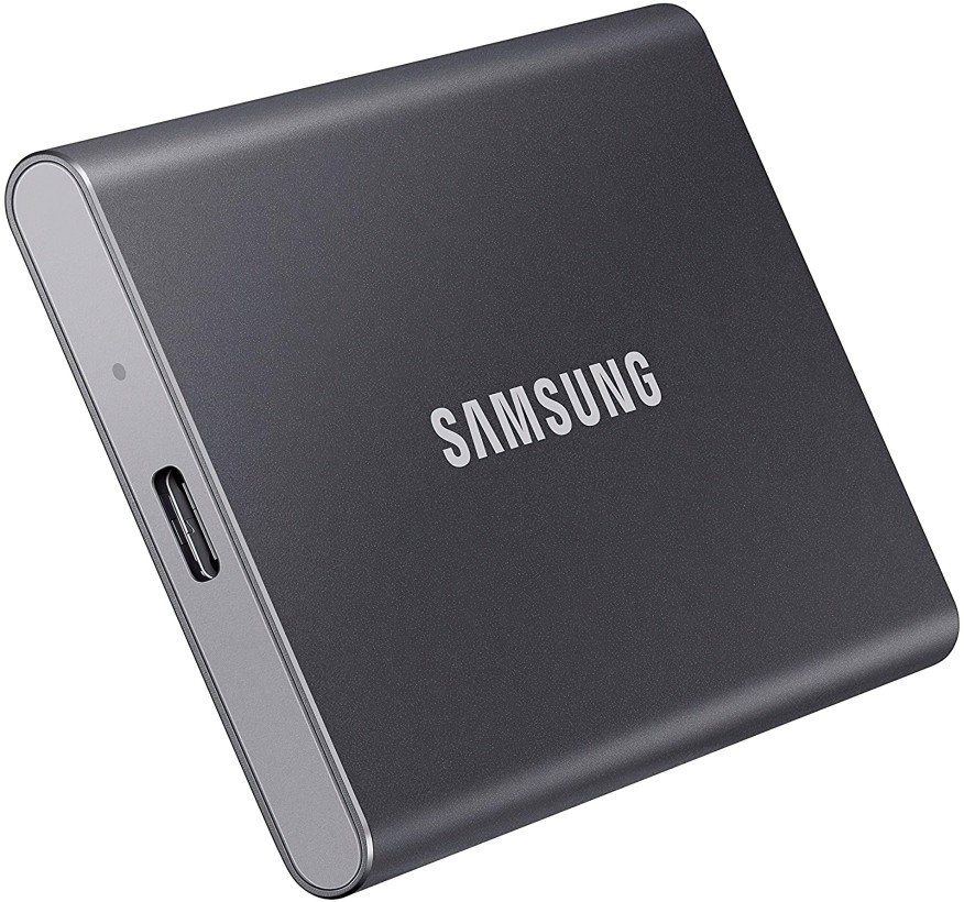 SSD накопитель Samsung T7 2 TB Titan Gray (MU-PC2T0T/WW)  Фото №3
