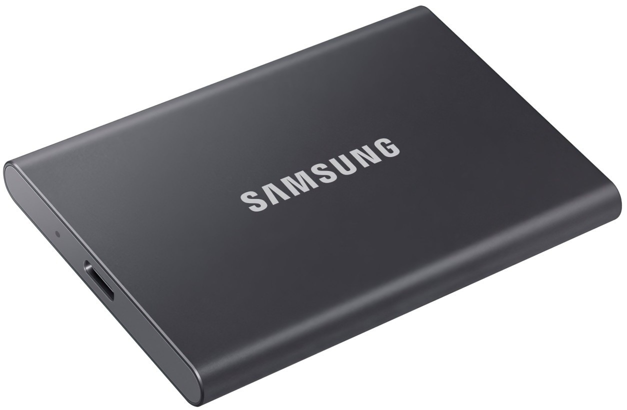SSD накопитель Samsung T7 2 TB Titan Gray (MU-PC2T0T/WW)  Фото №4