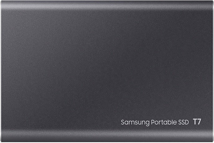 SSD накопитель Samsung T7 2 TB Titan Gray (MU-PC2T0T/WW)  Фото №5