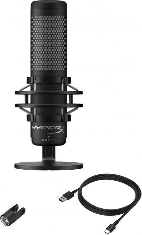 Мікрофон для ПК/ для стрімінгу, подкастів HyperX QuadCast S (HMIQ1S-XX-RG/G)  Фото №3