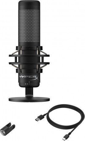 Мікрофон для ПК/ для стрімінгу, подкастів HyperX QuadCast S (HMIQ1S-XX-RG/G)  Фото №3