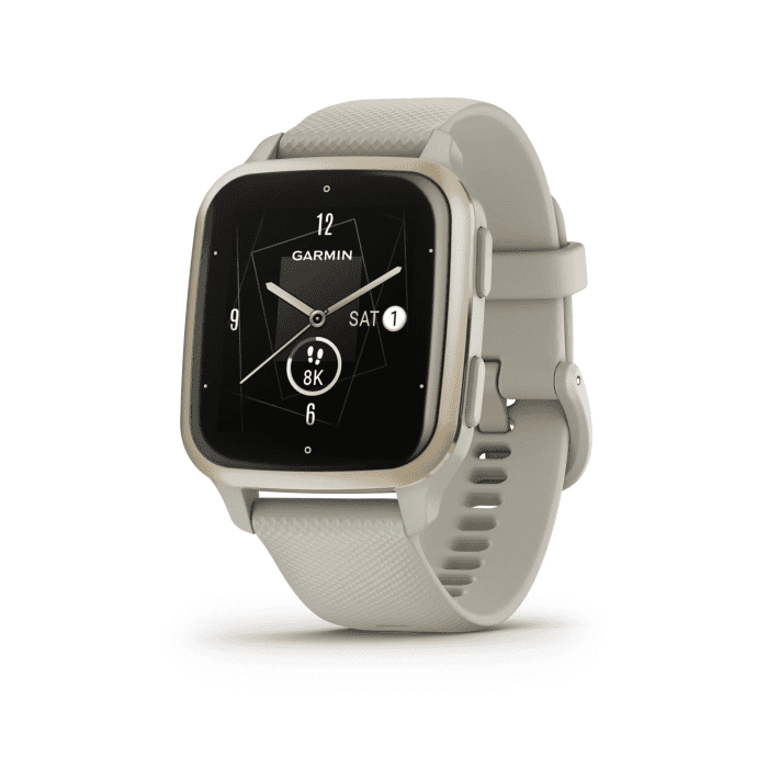 Смарт-часы Garmin Venu Sq 2 – Music Edition Cream Gold Al. Bezel w. French Gray Case and S. Band (0010-02700-02/12)