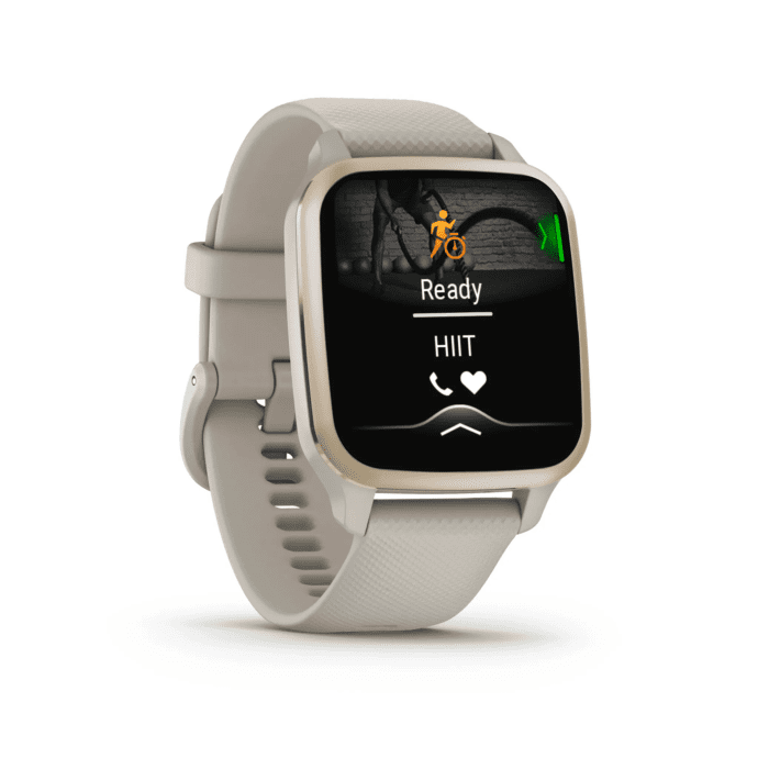 Смарт-часы Garmin Venu Sq 2 – Music Edition Cream Gold Al. Bezel w. French Gray Case and S. Band (0010-02700-02/12)  Фото №2