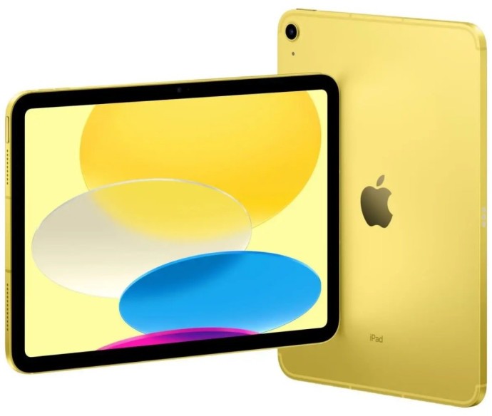 Планшет Apple iPad 10.9 2022 Wi-Fi + Cellular 256GB Yellow (MQ6V3)  Фото №2