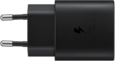 Мережевий зарядний пристрій Samsung 25W PD3.0 + Type-C Black (EP-TA800NBEGRU)  Фото №1