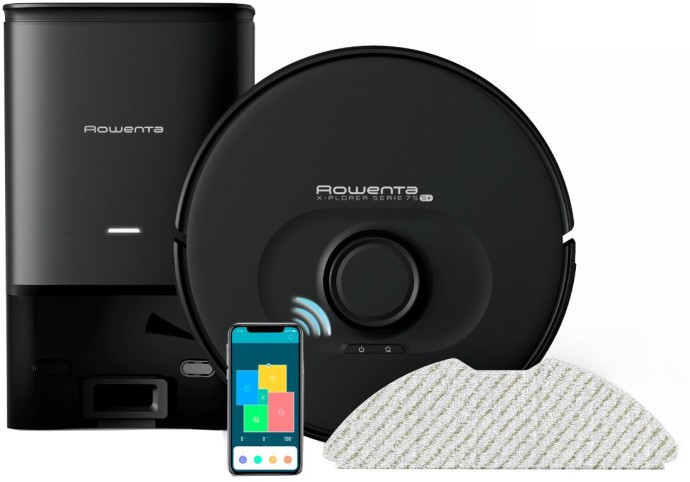 Робот-пилосос з вологим прибиранням Rowenta X-PLORER Serie 75 S+ RR8595WH  Фото №2