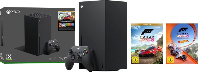 Стаціонарна ігрова приставка Microsoft Xbox Series X 1 TB Forza Horizon 5 Ultimate Edition (RRT-00061)  Фото №0