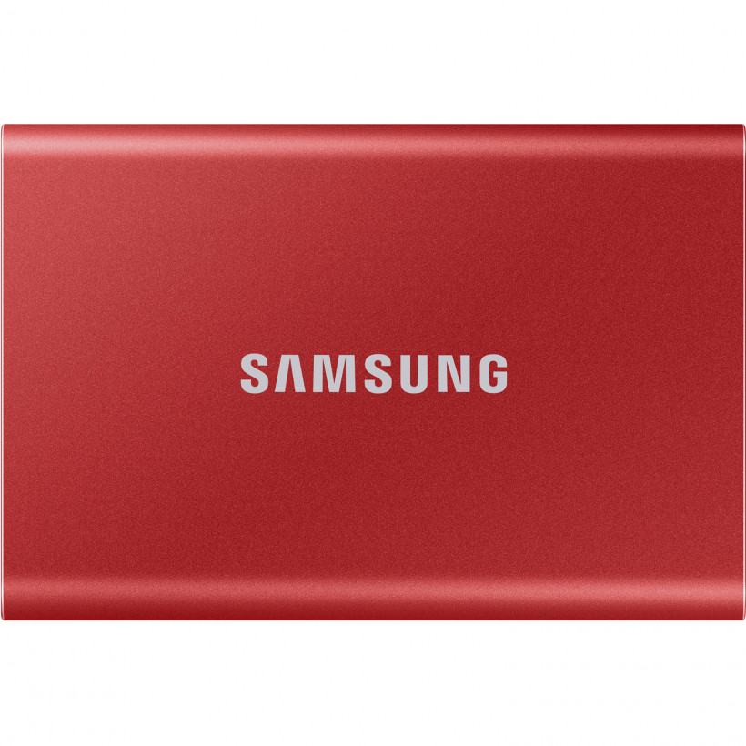 SSD накопитель Samsung T7 1 TB Red (MU-PC1T0R/WW)  Фото №0