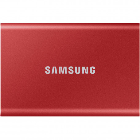 SSD накопитель Samsung T7 1 TB Red (MU-PC1T0R/WW)  Фото №0