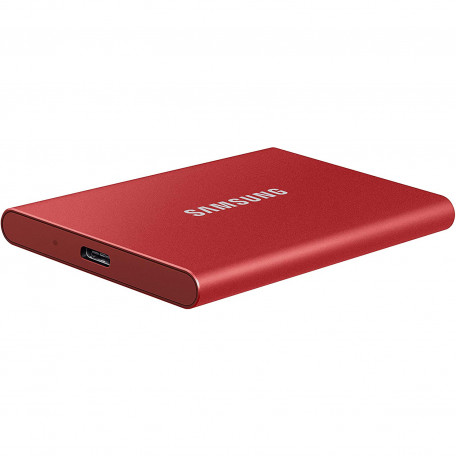 SSD накопитель Samsung T7 1 TB Red (MU-PC1T0R/WW)  Фото №1