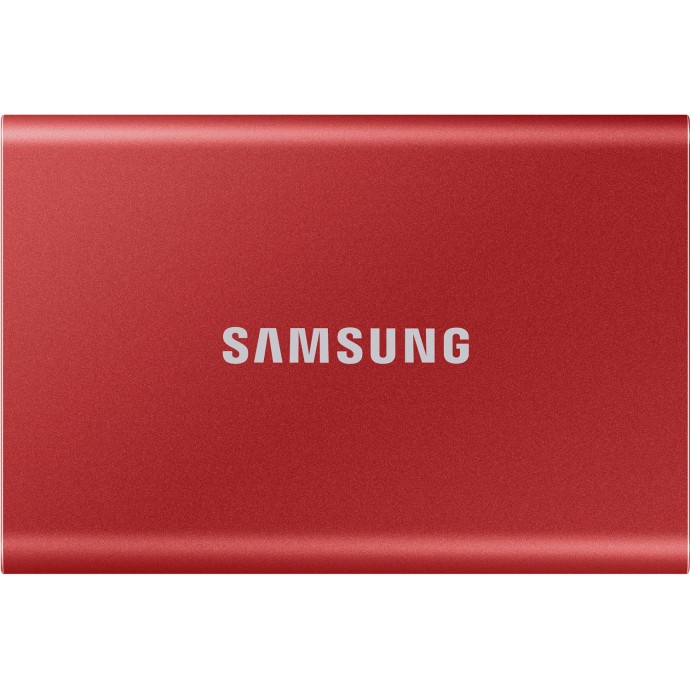 SSD накопичувач Samsung T7 1 TB Red (MU-PC1T0R/WW)  Фото №0
