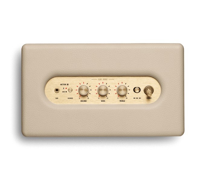 Моноблочна акустична система Marshall Acton III Cream (1006005)  Фото №2