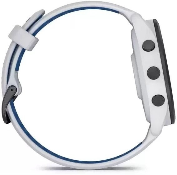 Смарт-часы Garmin Forerunner 265 Black Bezel w. Whitestone Case and Whitestone/Tidal Blue S. Band (010-02810-01/11)  Фото №3