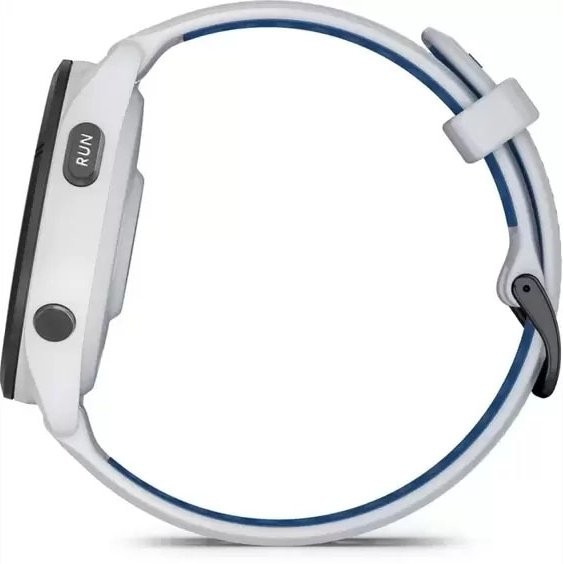 Смарт-часы Garmin Forerunner 265 Black Bezel w. Whitestone Case and Whitestone/Tidal Blue S. Band (010-02810-01/11)  Фото №6
