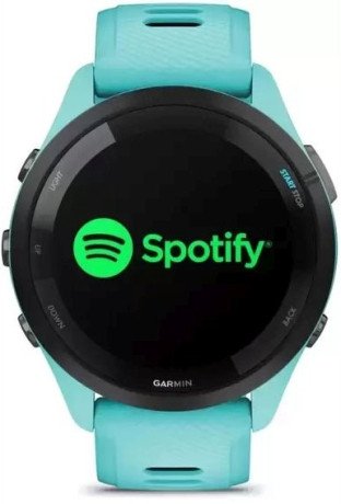 Смарт-годинник Garmin Forerunner 265 Black Bezel w. Aqua Case and Aqua/Black Silicone Band (010-02810-02/12)  Фото №4