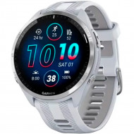 Спортивний годинник Garmin Forerunner 965 Titanium Bezel w. Whiteston Case and Whiteston/Powder Gray S. Band (010-02809-01/11) 