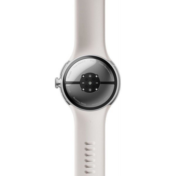 Смарт-годинник Google Pixel Watch LTE Polished Silver Case/Charcoal Active Band  Фото №3