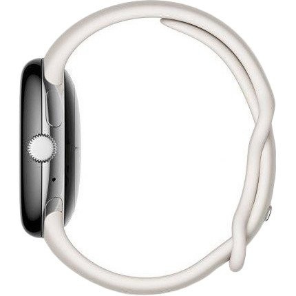 Смарт-годинник Google Pixel Watch Polished Silver Case/Chalk Active Band  Фото №2
