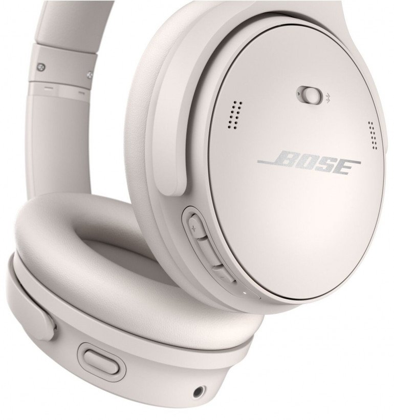 Наушники с микрофоном Bose QuietComfort 45 White Smoke (866724-0200)  Фото №4