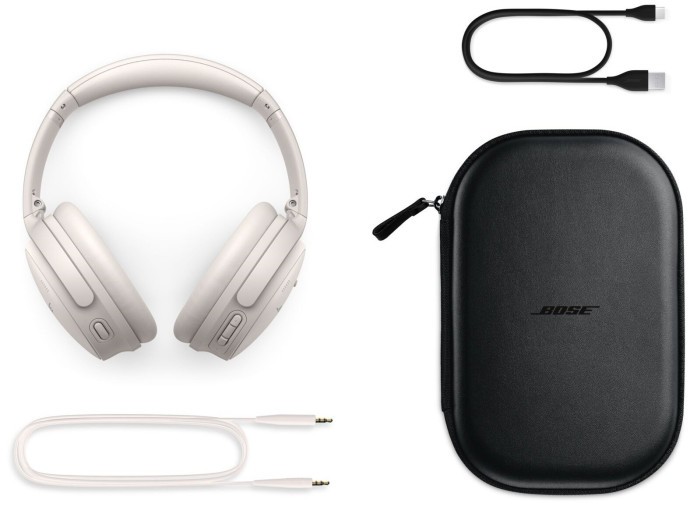 Наушники с микрофоном Bose QuietComfort 45 White Smoke (866724-0200)  Фото №9