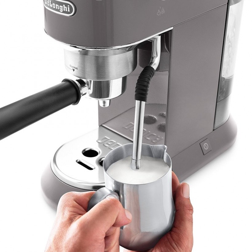 Ріжкова кавоварка еспресо Delonghi Dedica Arte EC 885.GY  Фото №1