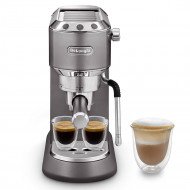 Ріжкова кавоварка еспресо Delonghi Dedica Arte EC 885.GY 