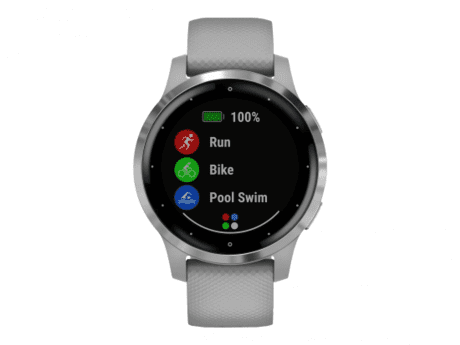 Смарт-годинник Garmin vivoactive 4S Powder Gray/Silver (010-02172-03/010-02172-01)  Фото №6