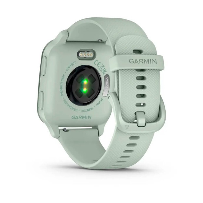 Смарт-часы Garmin Venu Sq 2 Metallic Mint Aluminum Bezel with Cool Mint Case and Silicone Band (010-02701-02/12)  Фото №6