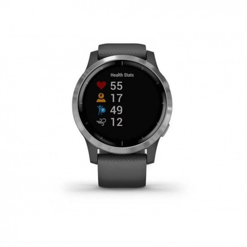 Смарт-годинник Garmin vivoactive 4 Shadow Gray/Silver (010-02174-03/010-02174-01)  Фото №0