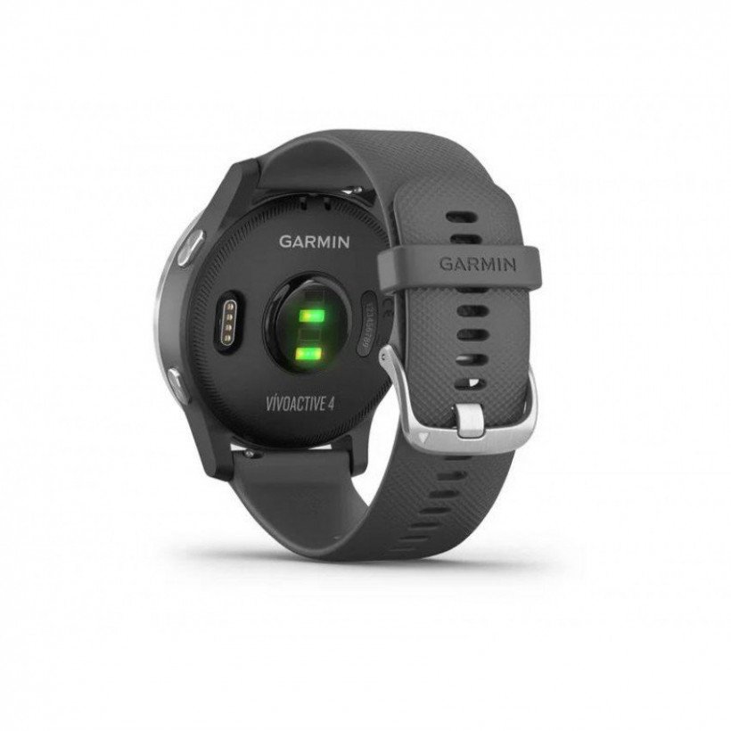 Смарт-годинник Garmin vivoactive 4 Shadow Gray/Silver (010-02174-03/010-02174-01)  Фото №2