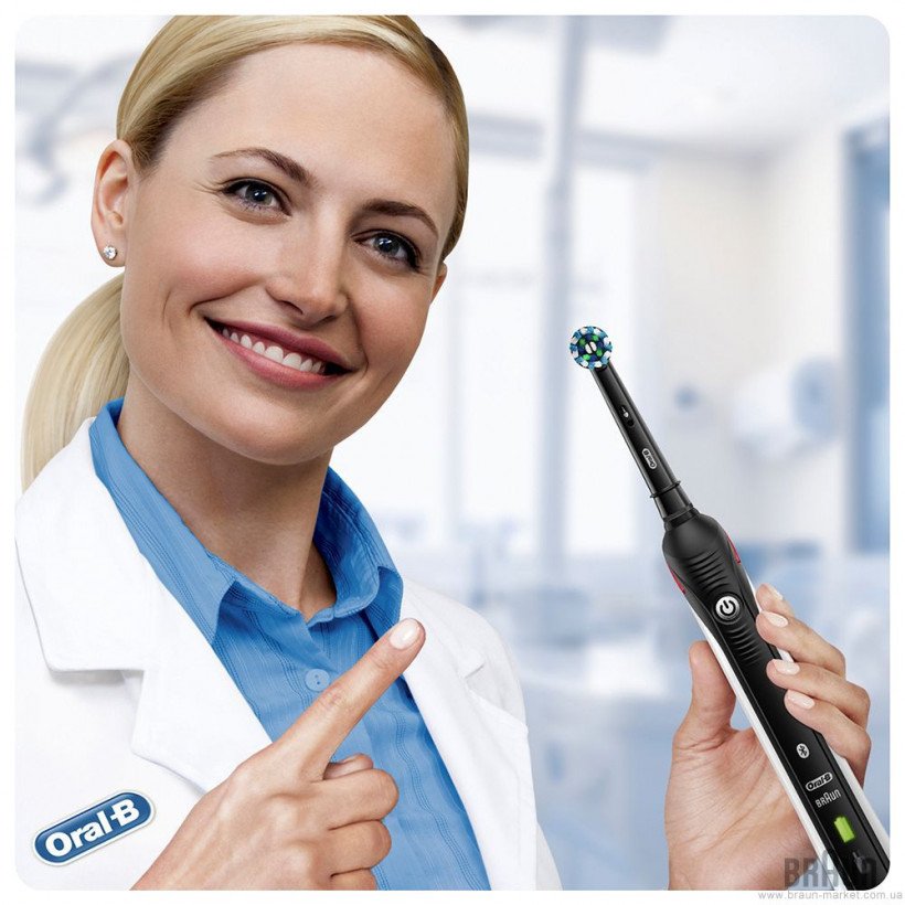 Зубна щітка Braun Oral-B Pro2 2000 Cross Action Black Edition D501.513.2 BK  Фото №3