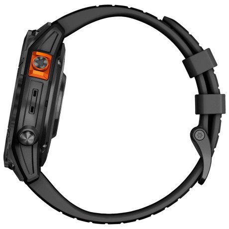 Смарт-часы Garmin Fenix 7 Pro Solar Slate Gray w. Black Band (010-02777-00/01)  Фото №1