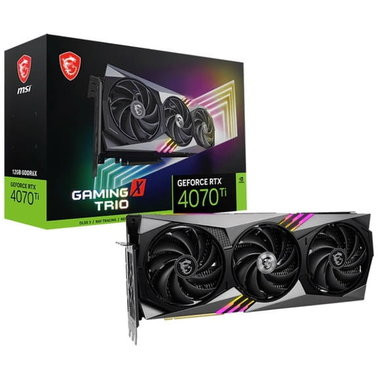 Відеокарта MSI GeForce RTX 4070 Ti GAMING X TRIO 12G  Фото №0