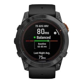 Смарт-годинник Garmin Fenix 7X Pro Solar Slate Gray w. Black Band (010-02778-00/01)