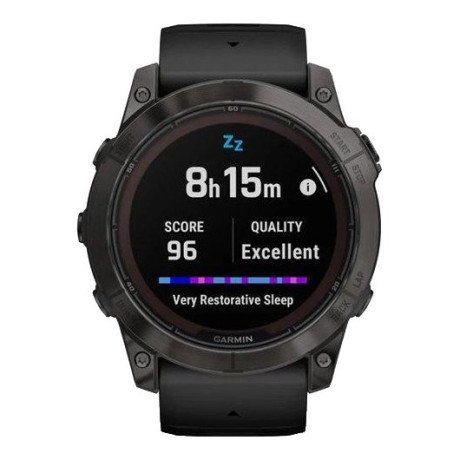 Смарт-годинник Garmin Fenix 7X Pro Solar Slate Gray w. Black Band (010-02778-00/01)  Фото №3