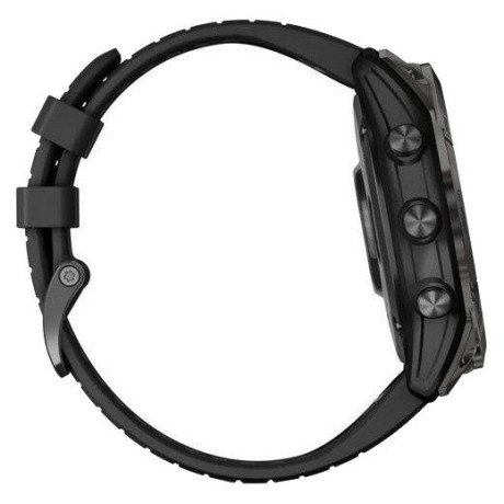 Смарт-годинник Garmin Fenix 7X Pro Solar Slate Gray w. Black Band (010-02778-00/01)  Фото №8