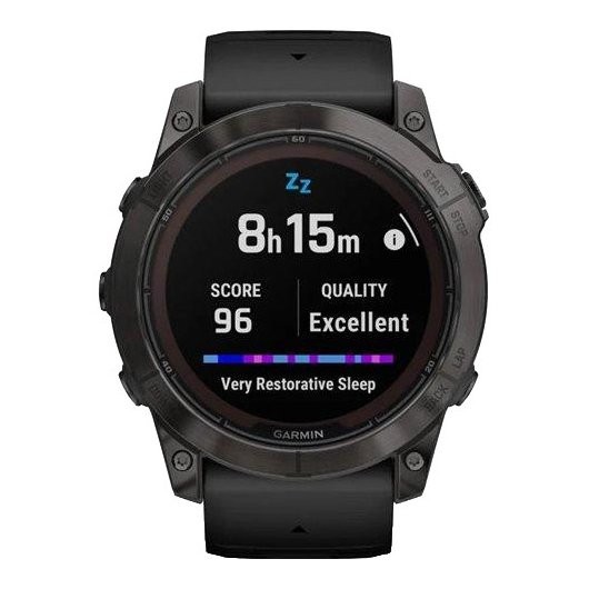 Смарт-годинник Garmin Fenix 7X Pro Solar Slate Gray w. Black Band (010-02778-00/01)  Фото №3
