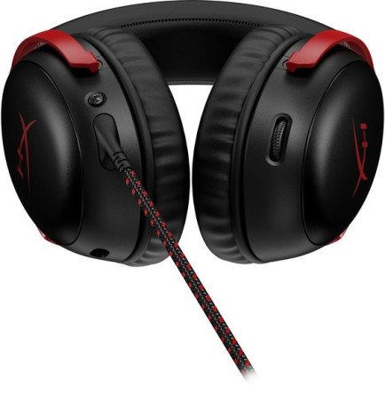 Навушники з мікрофоном HyperX Cloud III Black/Red (727A9AA)  Фото №2