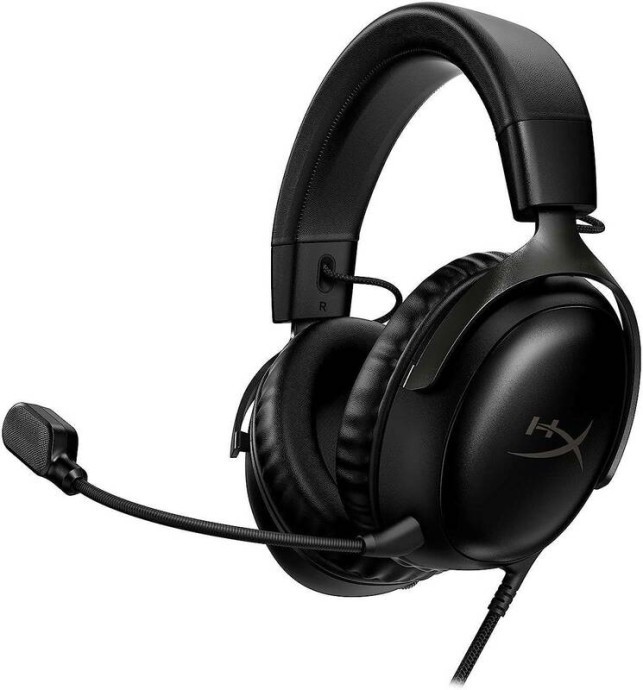 Навушники з мікрофоном HyperX Cloud III Black (727A8AA)  Фото №1