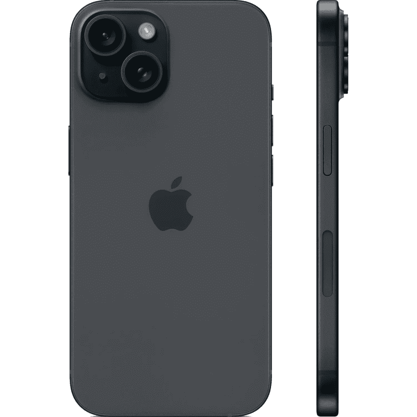 Смартфон Apple iPhone 15 256GB Black (MTP63)  Фото №1