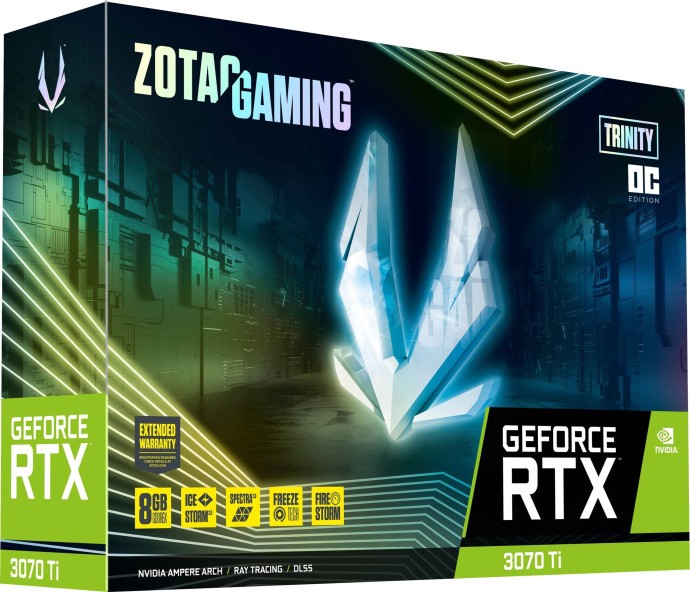 Відеокарта Zotac GAMING GeForce RTX 3070 Ti Trinity OC (ZT-A30710J-10P)  Фото №4