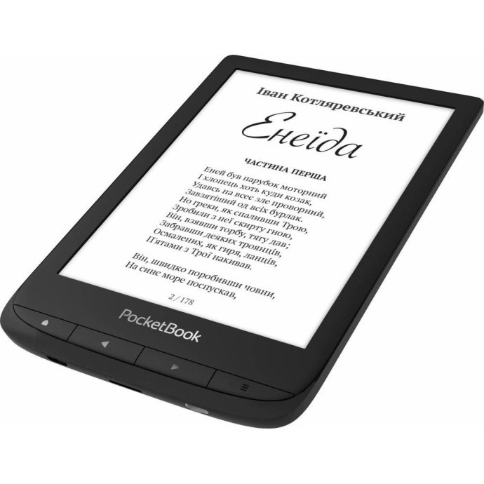 Електронна книга PocketBook 628 Touch Lux 5 Ink Black (PB628-P-CIS)  Фото №2
