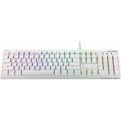 Клавіатура Hator Rockfall EVO Kailh Optical White (HTK-615)  Фото №0