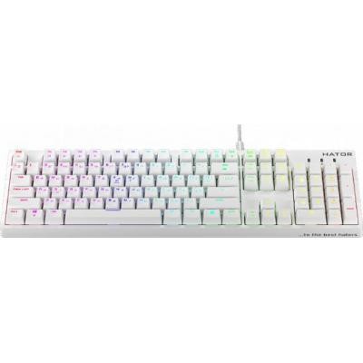 Клавіатура Hator Rockfall EVO Kailh Optical White (HTK-615)  Фото №0