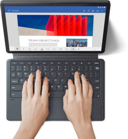 Планшет-трансформер Lenovo Tab P11 Pro TB-J706F 6/128GB Wi-Fi Slate Grey (Keyboard + Pen) (ZA7C0085PL, ZA7C0092UA)  Фото №11