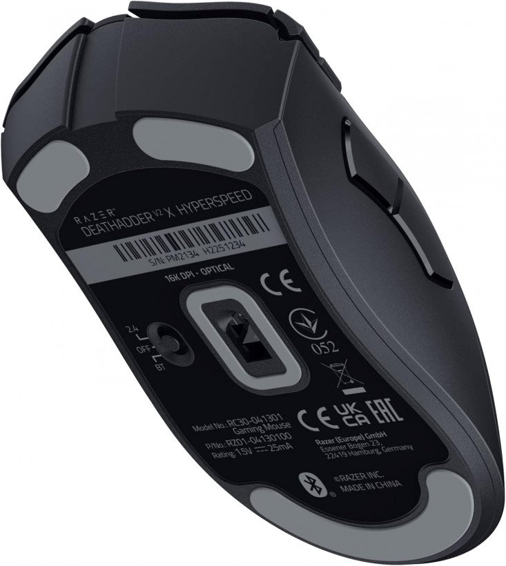 Мышь RAZER DeathAdder V2 X Hyperspeed (RZ01-04130100-R3G1)  Фото №5