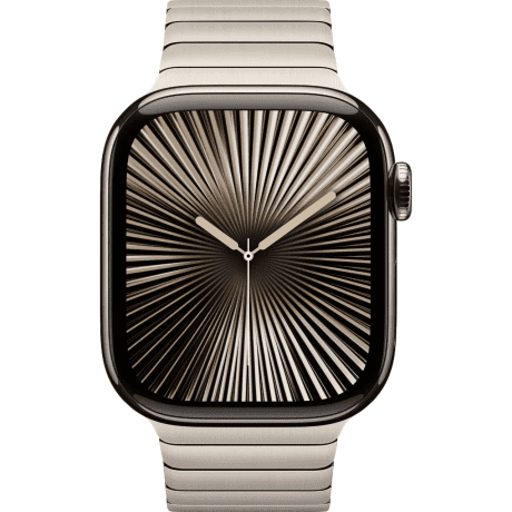 Смарт-годинник Apple Watch Series 10 GPS + Cellular 42mm Natural Titanium Case w. Natural Link Bracelet (MX0J3+MXMA3)