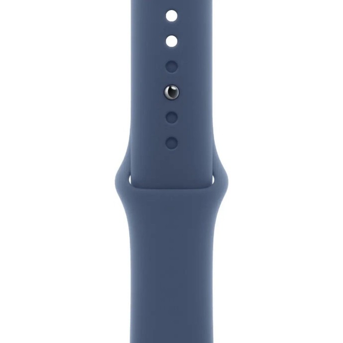 Смарт-годинник Apple Watch Series 10 GPS + Cellular 42mm Silver Alu. Case w. Denim Sport Band - S/M (MWX33)  Фото №0