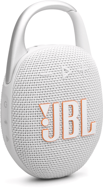 Портативная колонка JBL Clip 5 White (JBLCLIP5WHT)  Фото №0